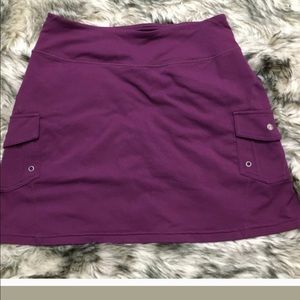 ATHLETA Purple Oasis Skort Size: Small
